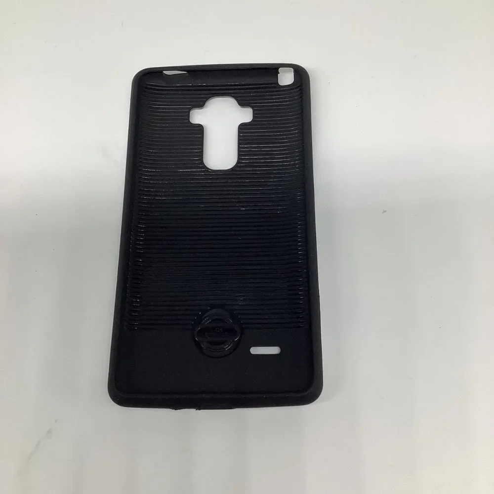 For LG G Stylo LS770 Black‎ Brushed Hybrid Case Cover